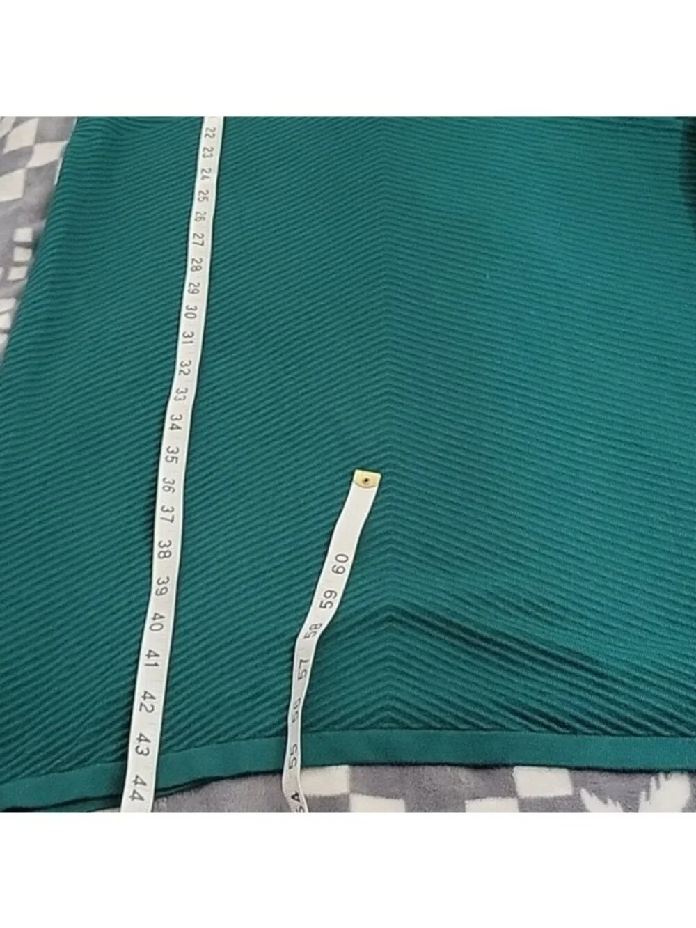 Torrid Dark Green Keyhole Grommet Neckline 3/4 Sleeve Knit Bodycon Dress Size 4